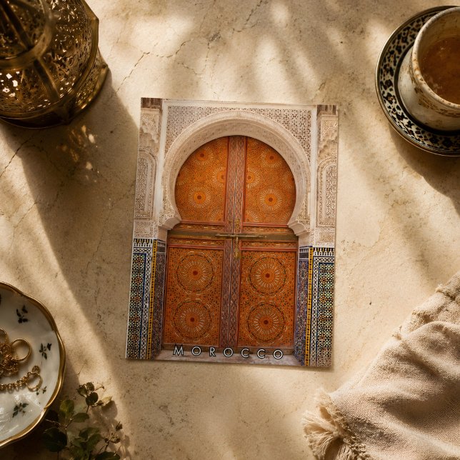 Carte Postale Marrakech colorée Architecture marocaine (Marrakech Morocco's postcard. )