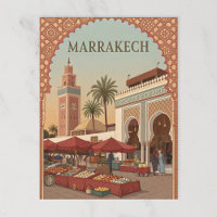Marrakech Marché et Arches Vintage