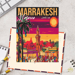 Carte Postale Marrakech Maroc Tourisme Souvenir
