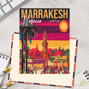 Carte Postale Marrakech Maroc Tourisme Souvenir