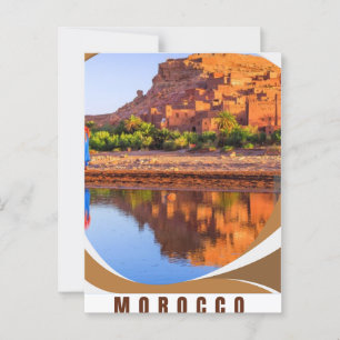 Carte Postale Marrakech, Maroc Voyage Surprise Billet cadeau - Y