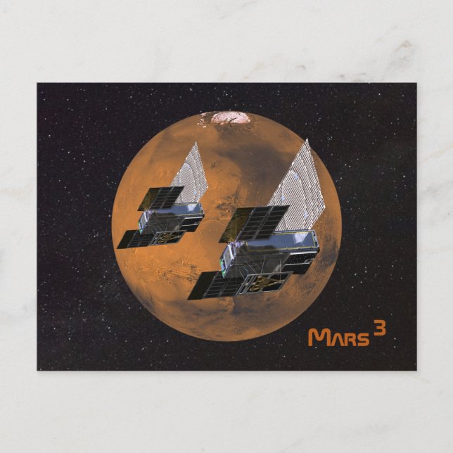 Carte Postale Mars Cubed by MarCO CubeSats (Devant)