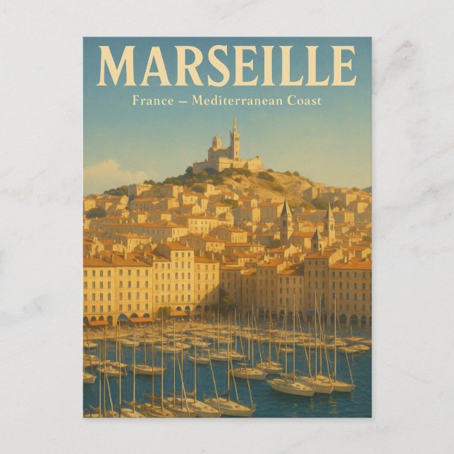 Carte Postale Marseille — France (Devant)