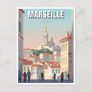 Carte Postale Marseille France Travel