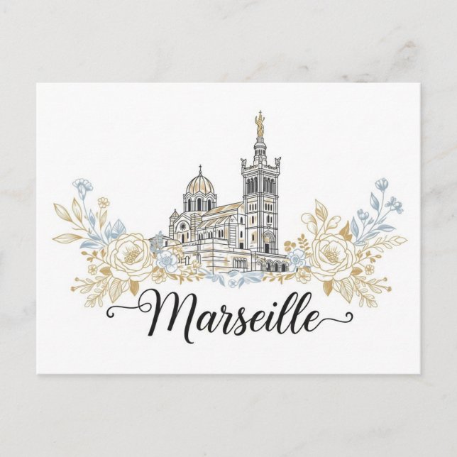 Carte Postale Marseille France Travel (Devant)