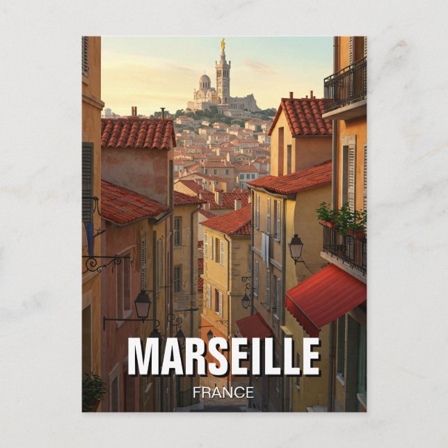 Carte Postale Marseille France Travel (Devant)