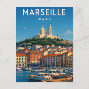 Carte Postale Marseille France Voyage Cadeau Méditerranéen