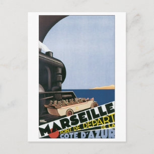 Carte Postale Marseille Point de Dpart del Côte Azur