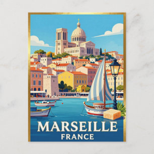 Carte Postale Marseille Vieux Port Côte d'Azur
