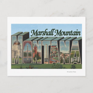 Carte Postale Marshall Mountain, Montana