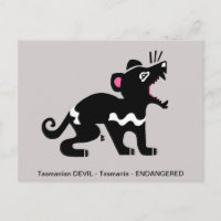 Marsupial - DIABLE de Tasmanie - Faune australienn