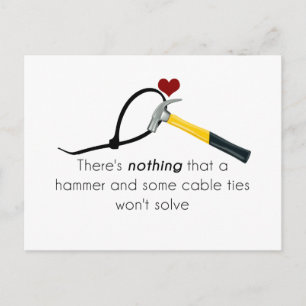 Carte Postale Marteau et zap-strap