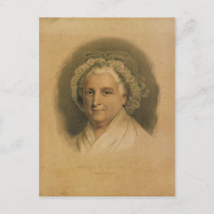 Carte Postale Martha Washington Portrait par Ives