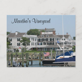 Carte Postale Martha's Vineyard Cape Cod, Edgartown MA Post Card