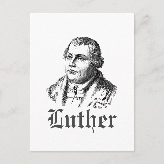 Carte Postale Martin Luther (Devant)