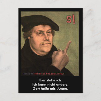 Carte Postale Martin Luther