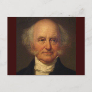 Carte Postale Martin Van Buren 8e Président