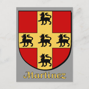 Carte Postale Martinez Family Shield