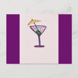 Carte Postale Martini Bachelorette