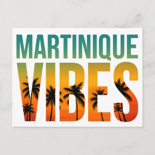 Carte postale Martinique Vibes Coucher de soleil