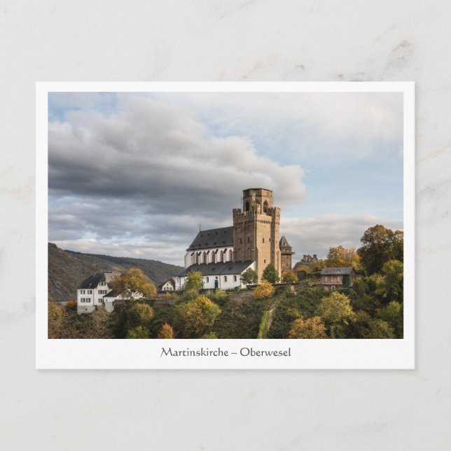 Carte Postale Martinskirche Oberwesel (Devant)