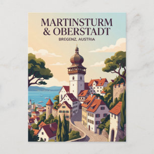 Carte Postale Martinsturm et Haute Ville Autriche