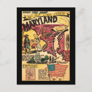 Carte Postale Martland L'État Old Line