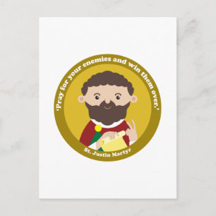 Carte Postale Martyr de St. Justin