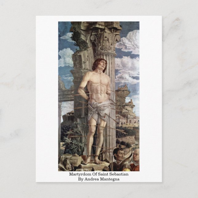 Carte Postale Martyre De Saint-Sébastien Par Andrea Mantegna (Devant)