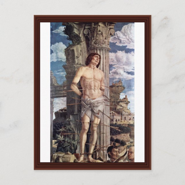Carte Postale Martyre De Saint-Sébastien Par Andrea Mantegna (Devant)