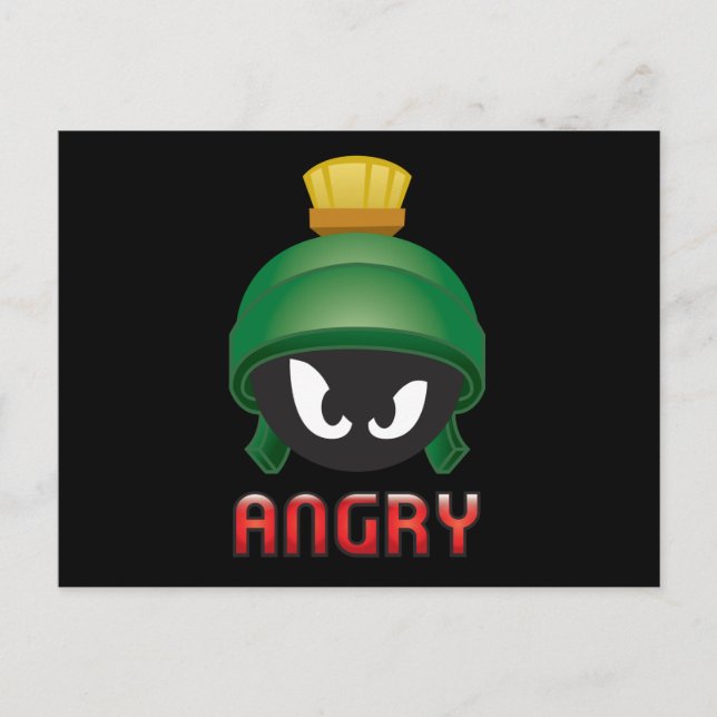 Carte Postale MARVIN MARTIAN™ Emoji en colère (Devant)