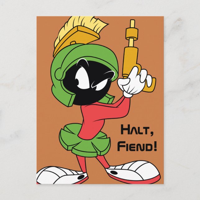 Carte Postale MARVIN MARTIAN™ Prêt Avec Laser (Devant)