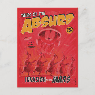 Carte Postale MARVIN MARTIAN™ Retro Invasion from Mars Comic