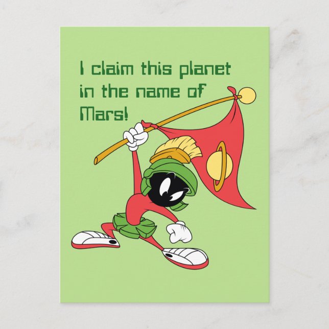 CARTE POSTALE MARVIN THE MARTIAN™ (Devant)