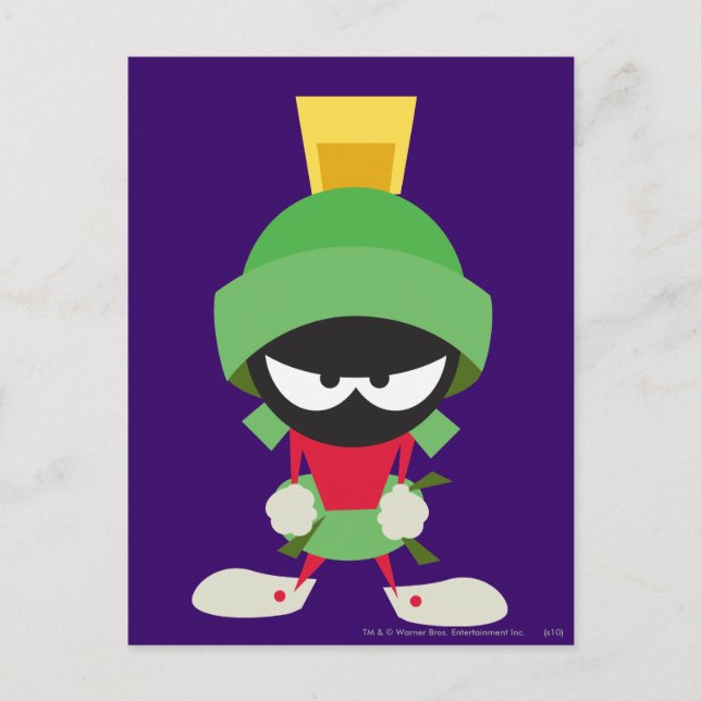 Carte Postale MARVIN THE MARTIAN™ Ready to attack (Devant)
