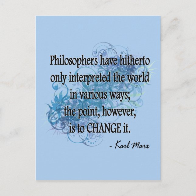 Carte Postale Marx (Devant)