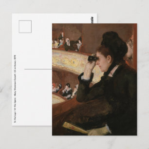 Carte Postale Mary Cassatt - Dans le loge
