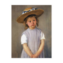 Mary Cassatt "Enfant dans un Casquette de paille"