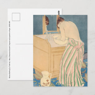 Carte Postale Mary Cassatt - Femme au bain