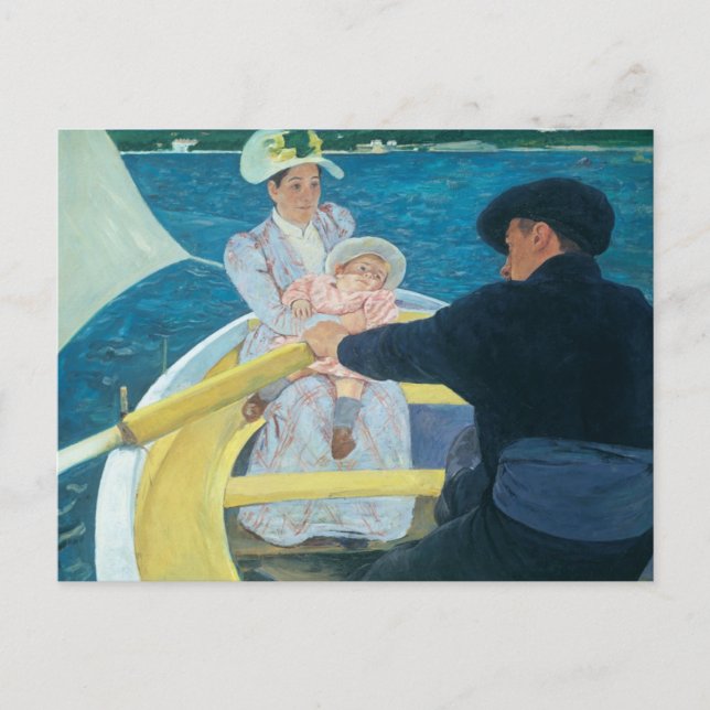 Carte Postale Mary Cassatt - La fête de la navigation (Devant)