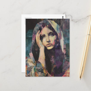 Carte Postale Mary Collage