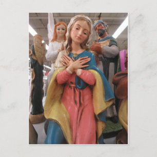 Carte Postale Mary Figurine