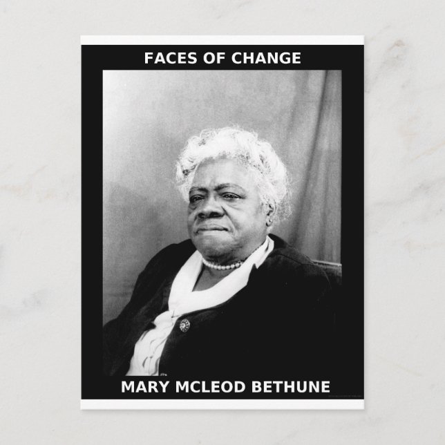 Carte Postale Mary McLeod Bethune (Devant)