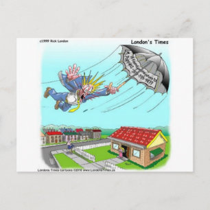Carte Postale Mary Poppins Parapluie Cadeaux Drôles T-shirts Etc