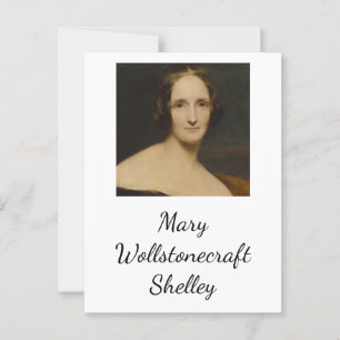 Carte Postale Mary Wollstonecraft Shelley[- Frankenstein Auteur