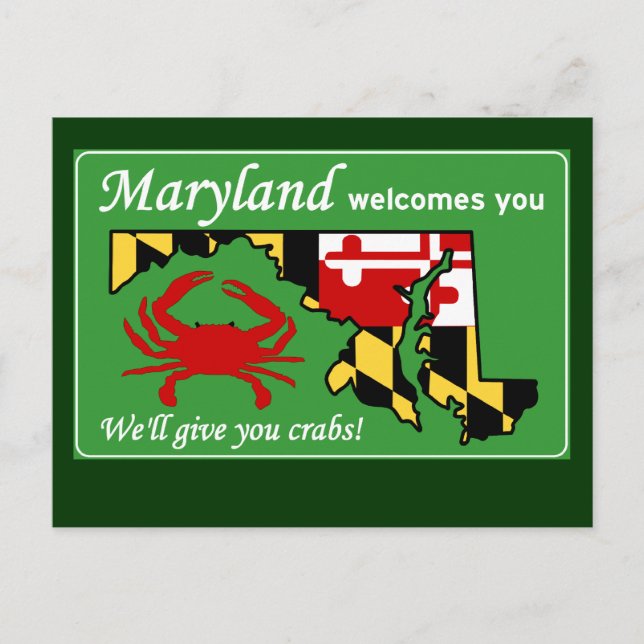 Carte Postale Maryland (Devant)