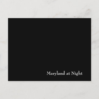 Carte Postale Maryland la nuit