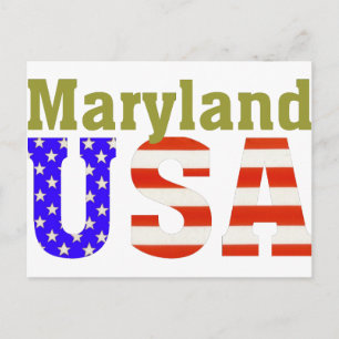 Carte Postale Maryland USA !