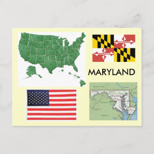 Carte Postale Maryland, USA