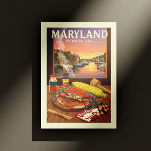 Carte Postale Maryland vintage